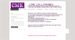 Desktop Screenshot of cmkcellphones.com